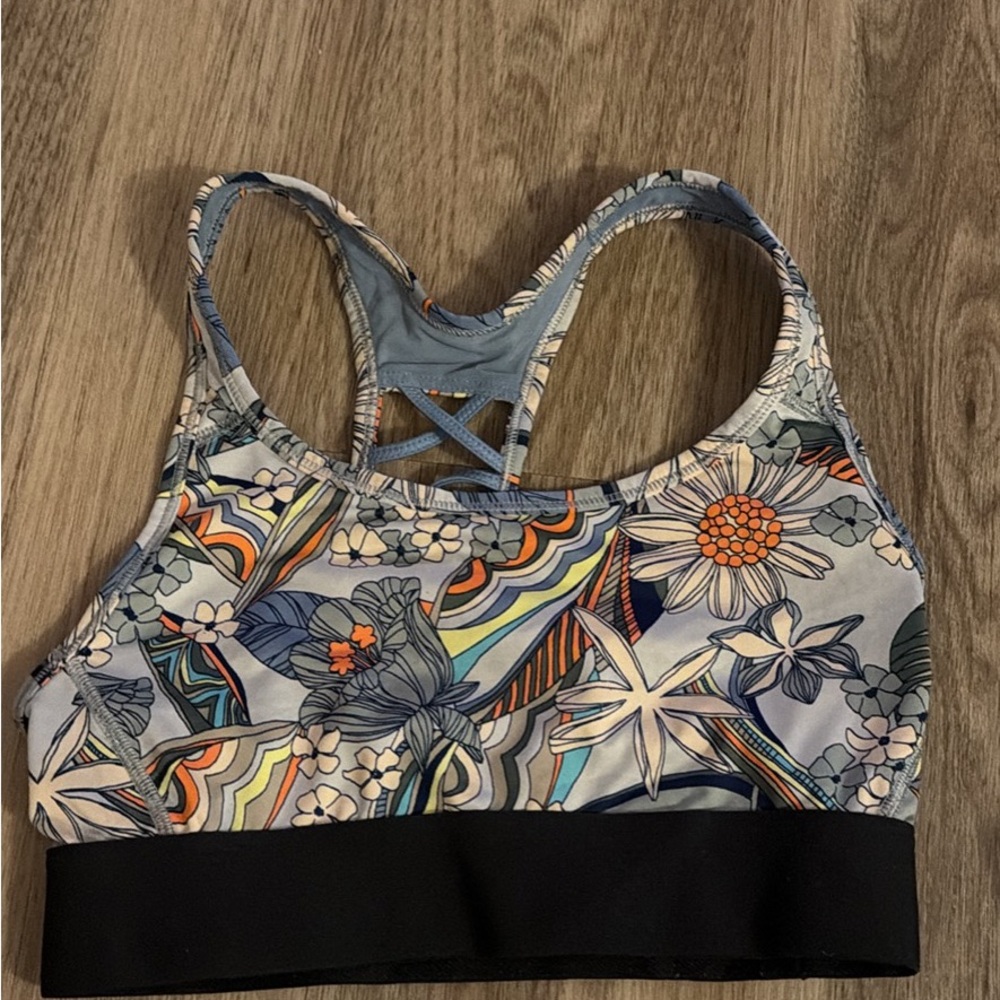 Victoria's Secret Multicolor Floral Sports Bra